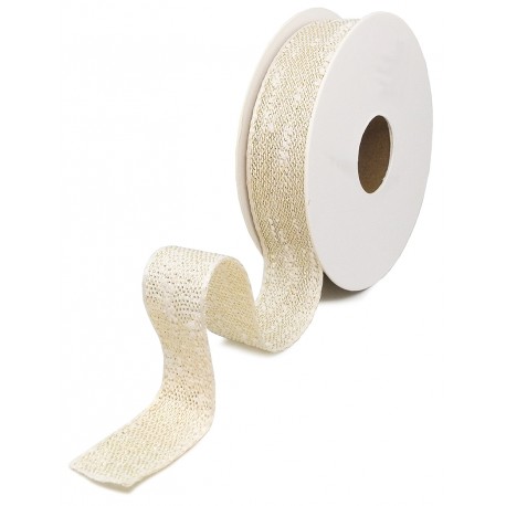 BOUCL/ LUREX ribbon 10m/25mm