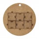 Silueta DM bola de puzzle