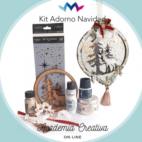 Kit Silueta Navideña Ciervo ACADEMIA CREATIVA