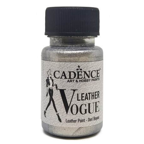 LEATHER VOGUE METALLIC LVM-07 SILVER 50 ML