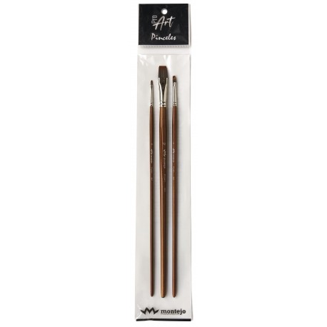 Set pinceles "Pro Art" plano 12.4.0
