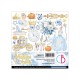Midnight Spell Fussy Cut Pad 6"x6" 24/Pkg