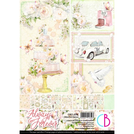 Always & Forever  Creative Pad A4 9/Pkg