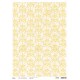 Rice Paper A3 Piuma Golden damask