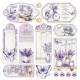 Vellum Morning in Provence Fussy Cut 6"x6" 6/Pkg