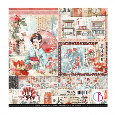 Land of the Rising Sun  Paper Pad 12"x12" 12/Pkg