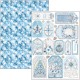 Elegance of Blue  Creative Pad A4 9/Pkg