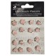 Little Birdie 16 pc Micro Roses Pearl Pink