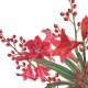 SERVILLETA CHRISTMAS BOUQUET WHITE