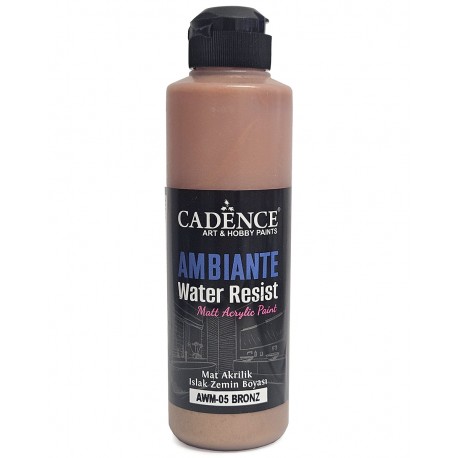 AMBIENTE WATER RESIST METALLIC BRONZE 250ML + CAT.