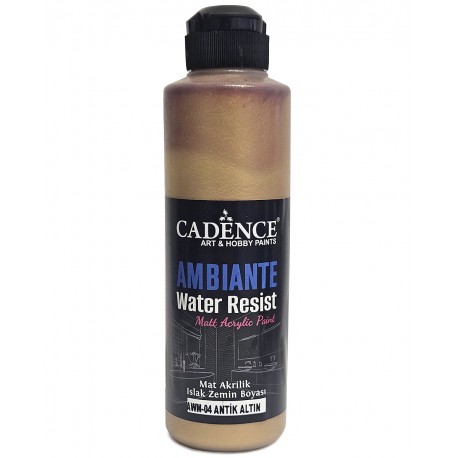 AMBIENTE WATER RESIST METALLIC ANTIQUE GOLD 250+CA