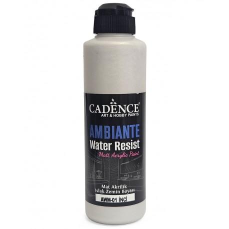 AMBIENTE WATER RESIST METALLIC PEARL 250ML + CAT.