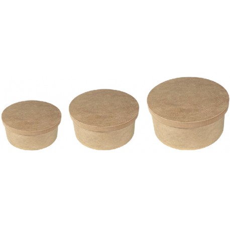 Sombrerera redonda set 3