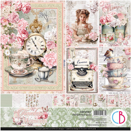 Timeless Moments Paper Pad 12"x12" 12/Pkg