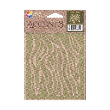 STENCIL ZEBRA PRINT