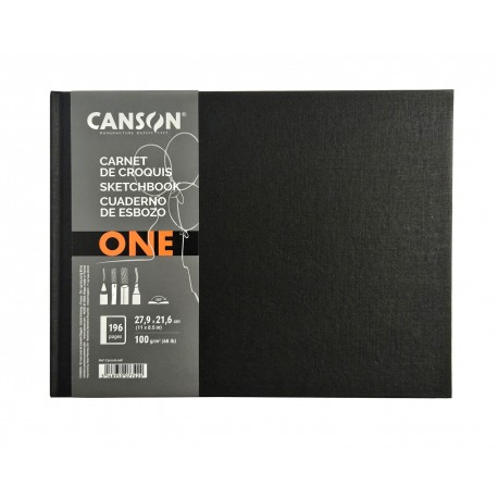 Cuad Apaisado 21,6x27,9 98H Canson Sketch One 100g