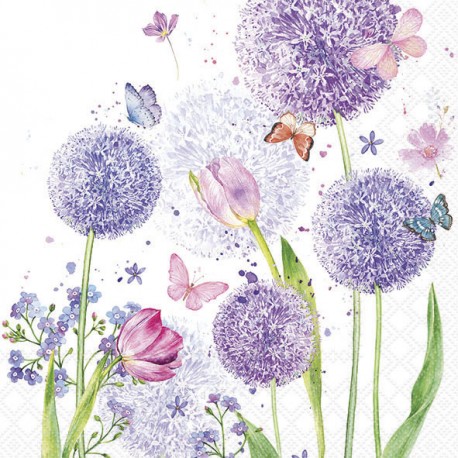 SERVILLETA FLOWER BEAUTY 20 uds