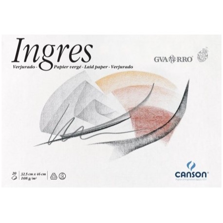 Bloc dibujo INGRES 32,5x46cm 108gr 20hojas