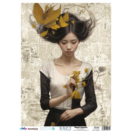 Papel de Arroz Soft A3 30x41cm SPA5832