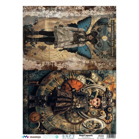 Papel de Arroz Soft A3 30x41cm SPA5855