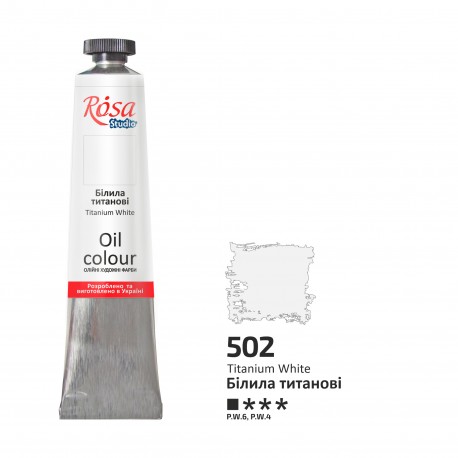 Oleo 502 Titanium White ROSA STUDIO  tubo 45ml