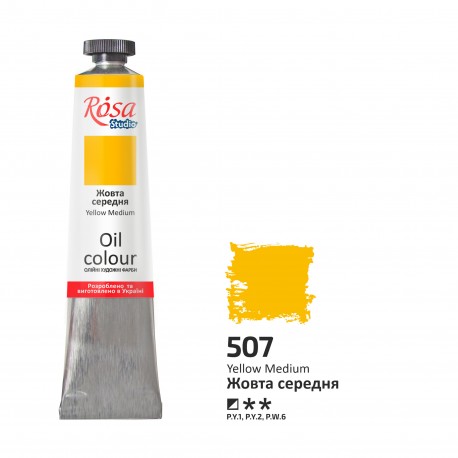 Oleo 507 Yellow Medium ROSA STUDIO  tubo 45ml