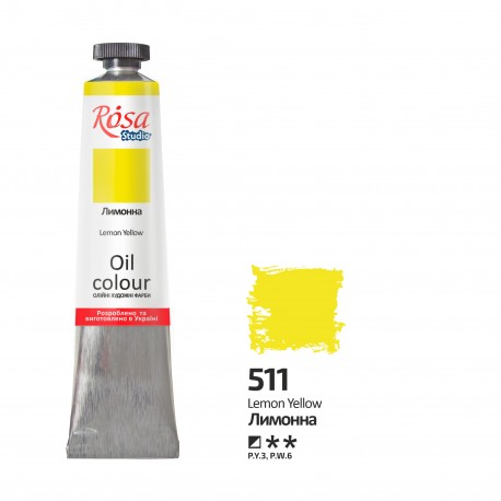 Oleo 511 Lemon Yellow ROSA STUDIO  tubo 45ml