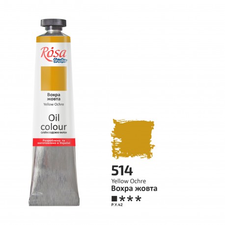 Oleo 514 Yellow Ochre ROSA STUDIO  tubo 45ml