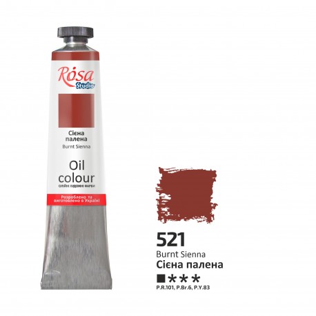 Oleo 521 Burnt Sienna ROSA STUDIO  tubo 45ml