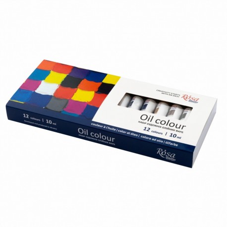 Caja Oleos ROSA STUDIO 12 colores x 10ml