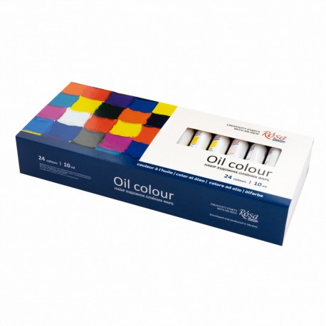 Caja Oleos ROSA STUDIO 24 colores x 10ml