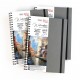 Cuaderno acuarela espiral A4 200gr (32 hojas) ROSA