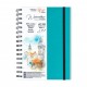 Cuaderno acuarela espiral A5 250gr (32 hojas) ROSA