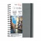 Cuaderno acuarela espiral A5 200gr (32 hojas) ROSA