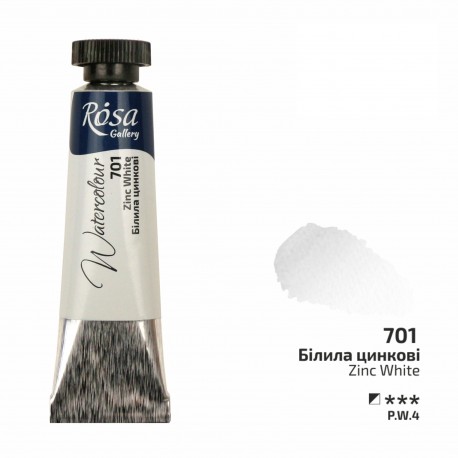 Acuarela 701 Zinc White ROSA GALLERY tubo 10ml