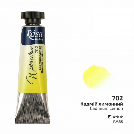 Acuarela 702 Candmium Lemon ROSA GALLERY tubo 10ml