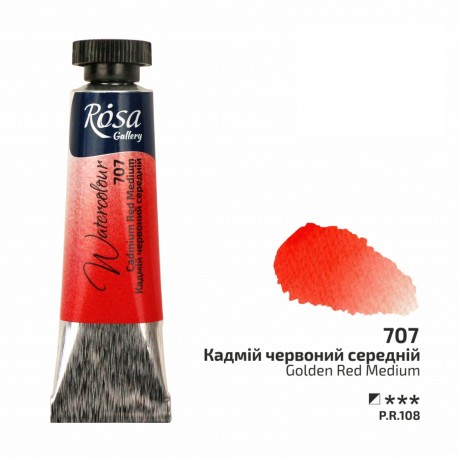 Acuarela 706 Candmium Red Medium ROSA GALLERY tubo