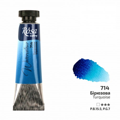 Acuarela 714 Turquoise ROSA GALLERY tubo 10ml