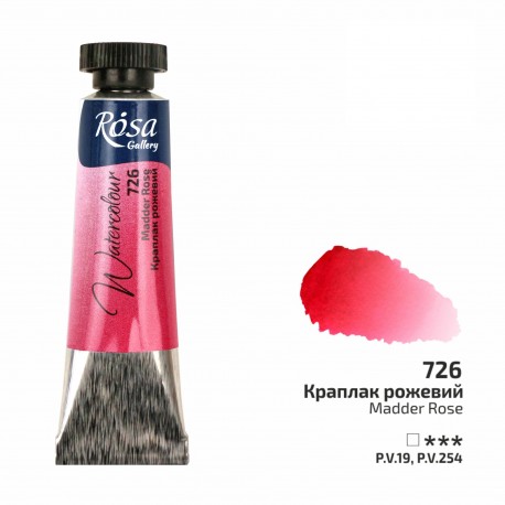 Acuarela 726 Madder Rose ROSA GALLERY tubo 10ml