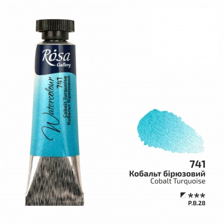 Acuarela 741 Cobalt Turquoise ROSA GALLERY tubo 10
