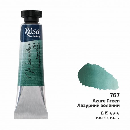 Acuarela 767 Azure Green ROSA GALLERY tubo 10ml