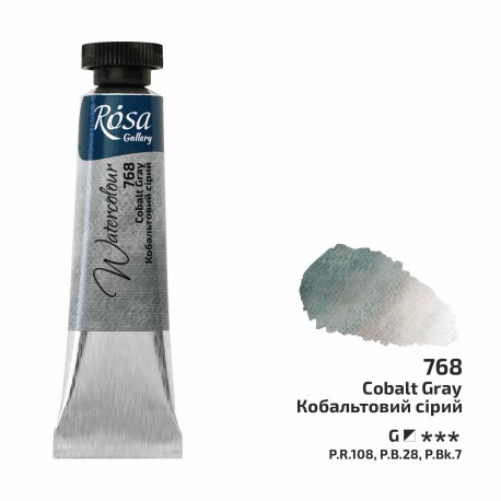Acuarela 768 Cobalt Gray ROSA GALLERY tubo 10ml