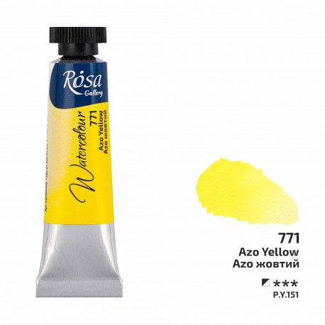 Acuarela 771 Azo Yellow ROSA GALLERY tubo 10ml