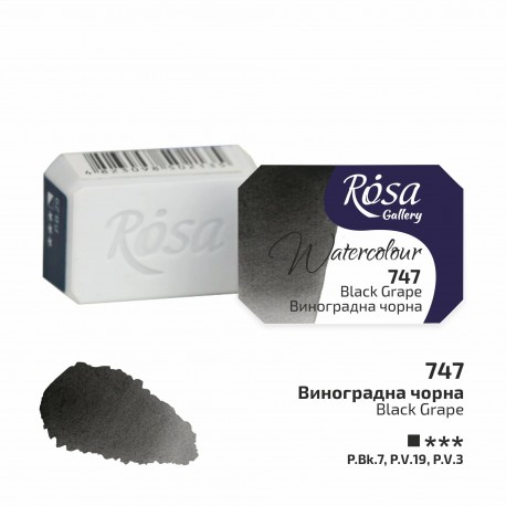 Acuarela 747 Black Grape ROSA GALLERY godet 2,5ml