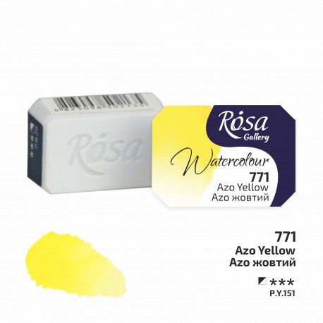 Acuarela 771 Azo Yellow ROSA GALLERY godet 2,5ml