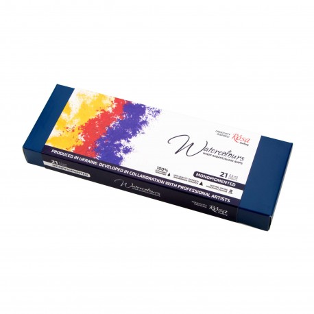 Caja Acuarelas metal ROSA GALLERY "Monopigmented"