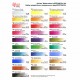 Caja Acuarelas metal ROSA GALLERY 28 colores