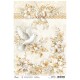 Rice Paper A4 The lily and the dove