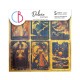 Deluxe Celestial Paper Gold  6"x6" 5/Pkg