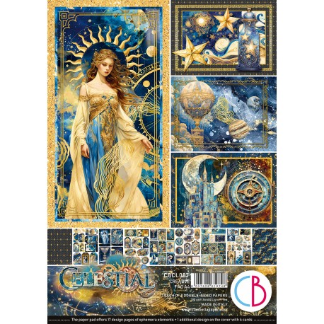 Celestial  Creative Pad A4 9/Pkg